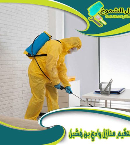 شركة تعقيم منازل وادي بن هشبل