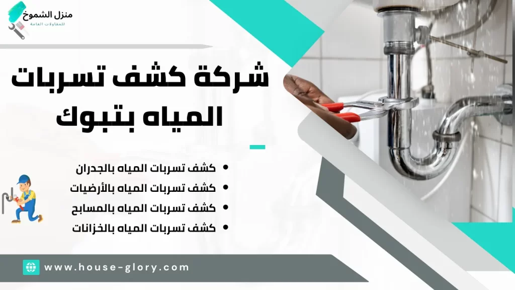 شركة كشف تسربات المياه بتبوك
