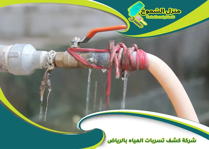 شركة كشف تسربات المياه بالرياض